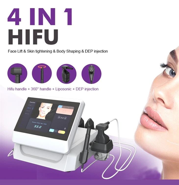 Máquina HIFU 12D para estiramiento facial y estiramiento de la piel
